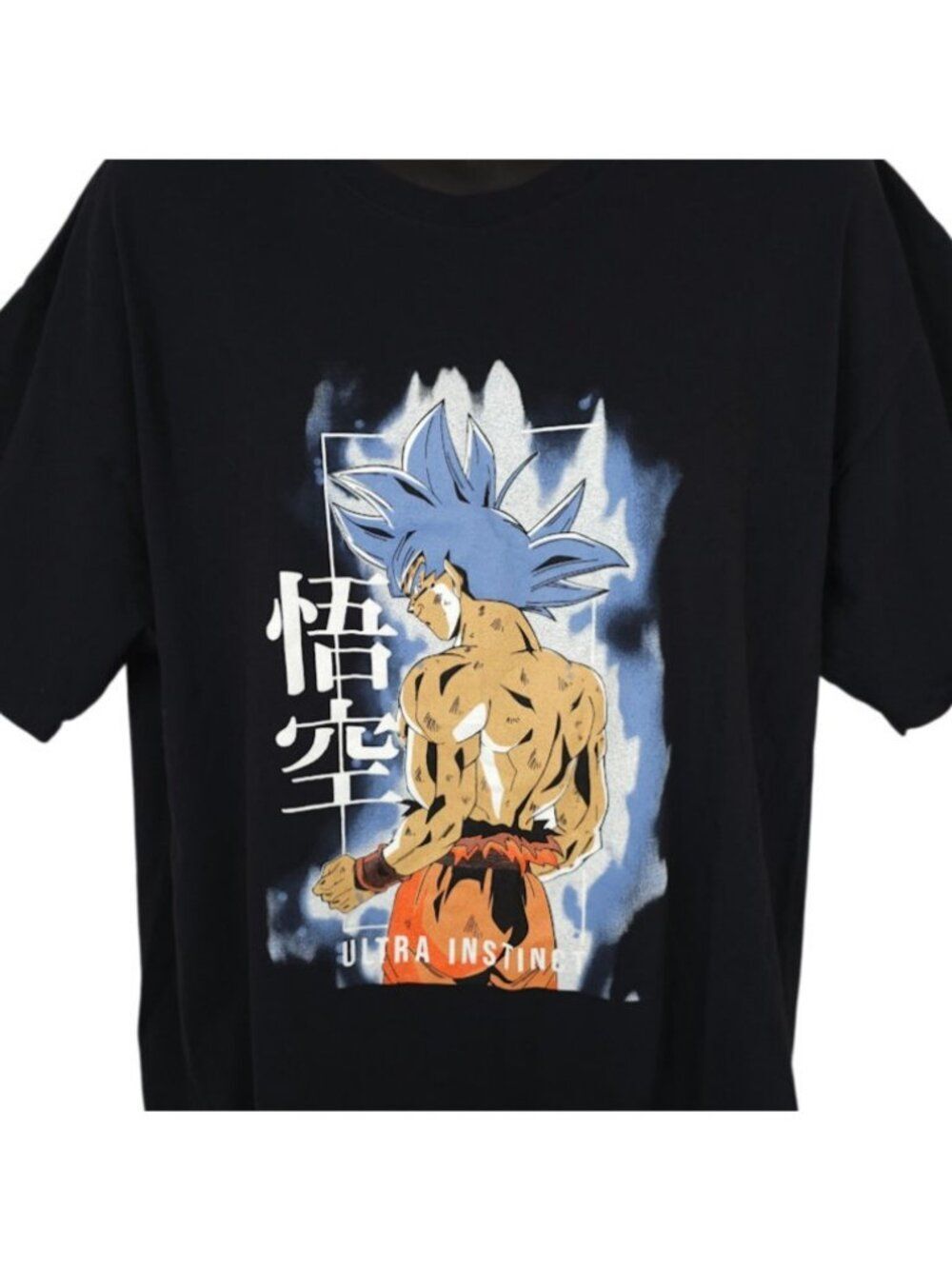 Dragon Ball Z T Shirt Mens Size XL Black Japanese Anime Goku Ultra Instinct